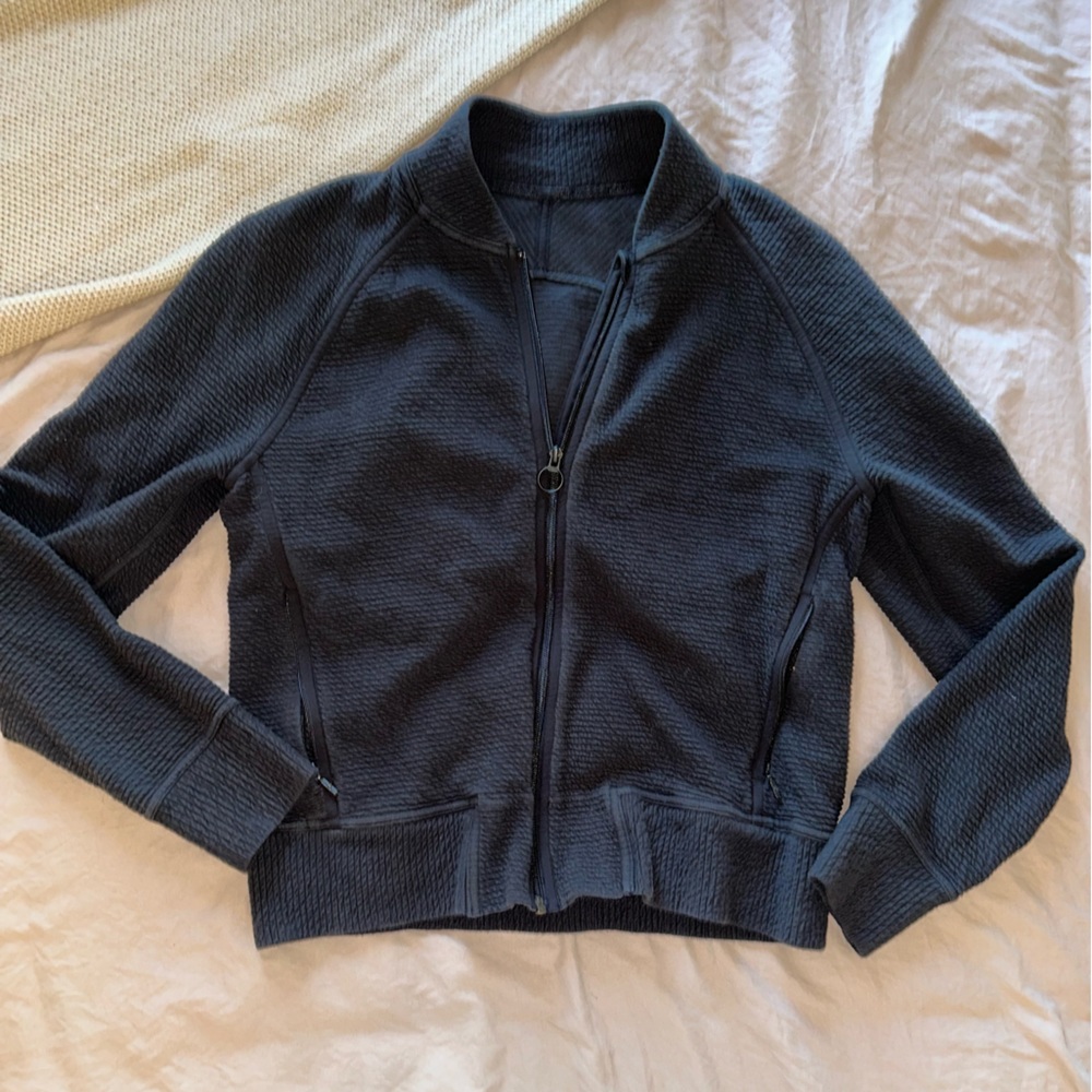 Lululemon Black Bomber Jacket